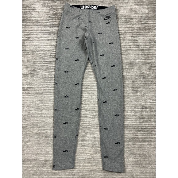 Nike Leggings Womens Small‎ Gray Tight High Rise Air Max 835577-091 - Picture 1 of 12